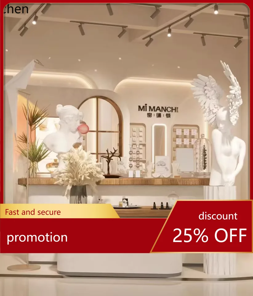 

YFY Center Island Natural Wood Style Whole Store Custom Silver Jewelry Earrings Necklace