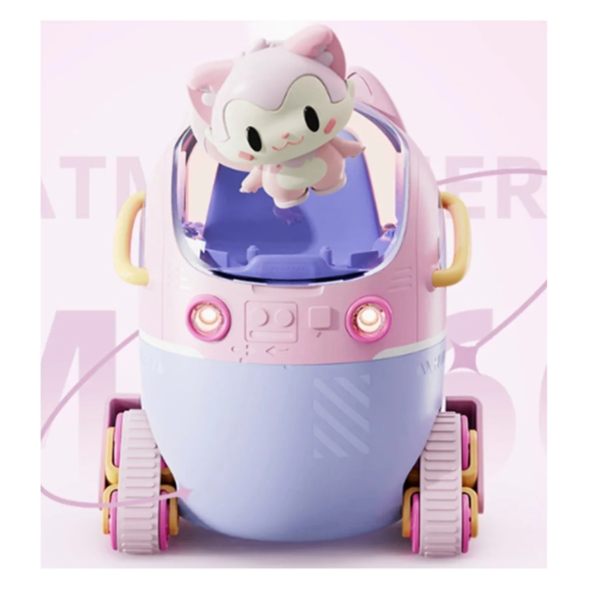 QA88X Umidificador doméstico portátil escritório USB bonito desenho animado tanque carro 220ML umidificador de ar com luz LED