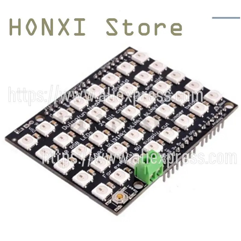 1PCS 40 WS2812B 5050 RGB LED full-color built-in driving lights development board into UNO R3