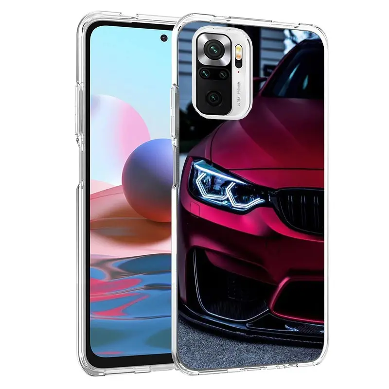 Blue Red Car for Bmw Case Phone Cover for Xiaomi Redmi 12 12C 10 10C 10A 9 9C 9A 9T 8 8A 7 7A 6 Pro 6A S2 K20 K30 K40 Trend Fund