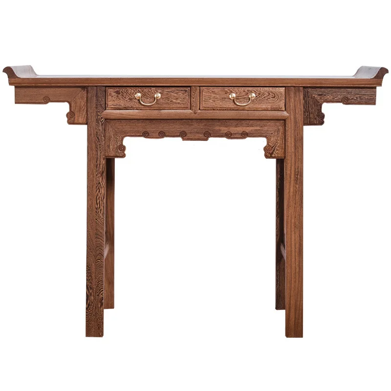 

Mahogany furniture solid wood table warping case several new Chinese entrance Zhongtang wooden strip case