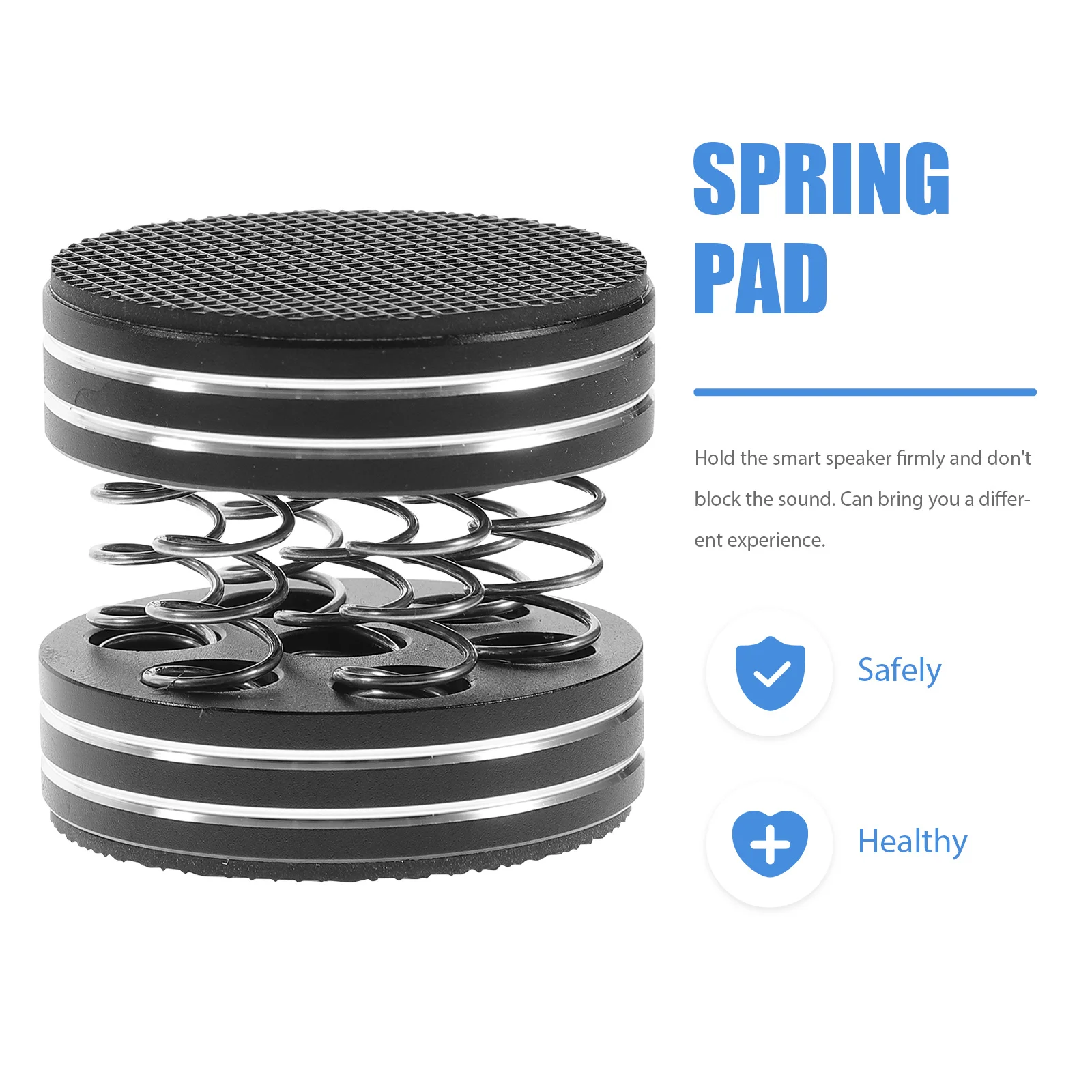 

4Pcs Speaker Isolation Pads Spring Aluminum Alloy Vibration Absorber Shock Damper Speaker Base Mat Subwoofer Isolation