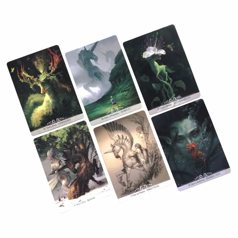 Tarjeta de Tarot de oráculo, juego de adivinación del destino, juego de fiesta familiar, guía de Tarot en PDF, gran oferta