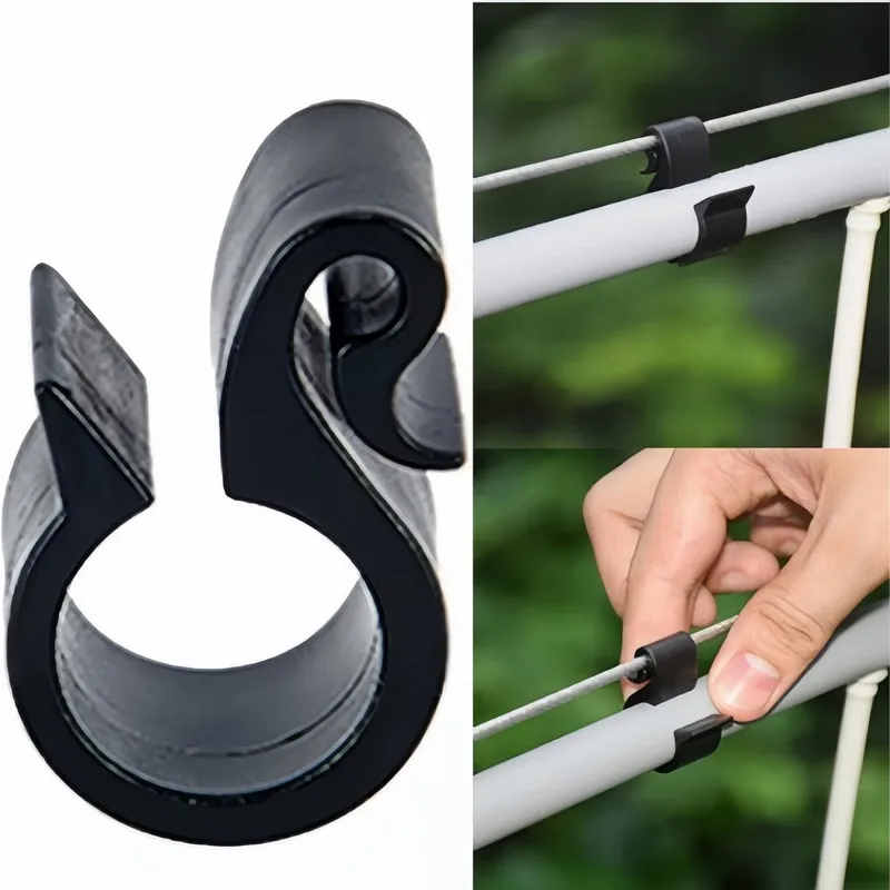 16mm S Type Pipe Clamps 42 pcs, Secure Anti-slip Hold, for Garden Irrigation and Yard Drainage, Easy Installation