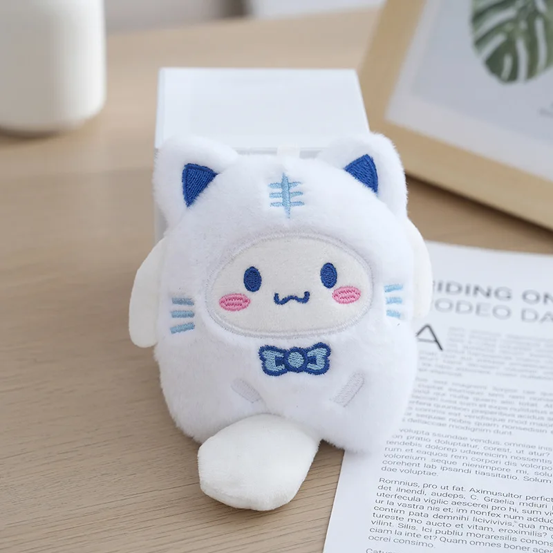 Nowa 15cm Pluszowa Lalka Kuromi Cinnamoroll Melody Pochacco Purin Kawaii Anime Gadżety Zabawka Zawieszka do Torby Brelok Prezent Niespodzianka