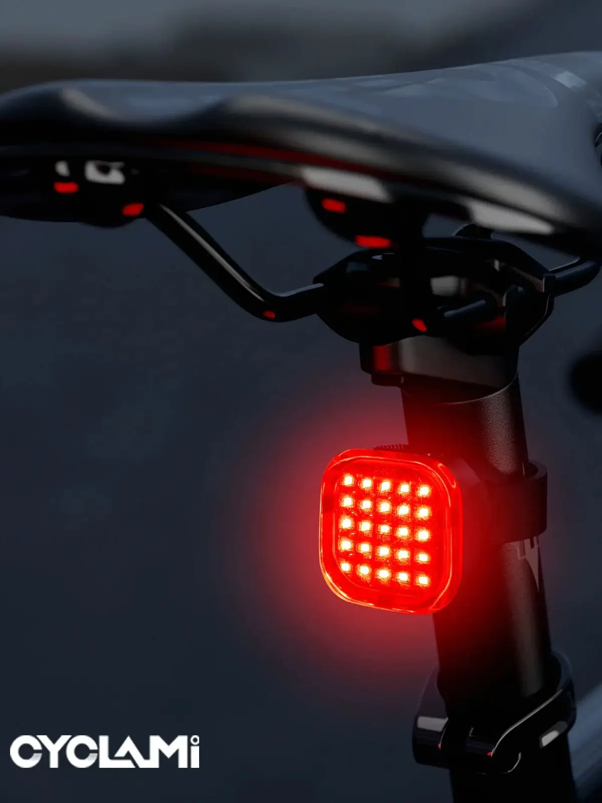 AliExpress CYCLAMI Smart Tail Light Auto Brake Sensing Waterproof Rechargeable Bicycle Light Rear Warn Cycling Taillight Bike Accessories