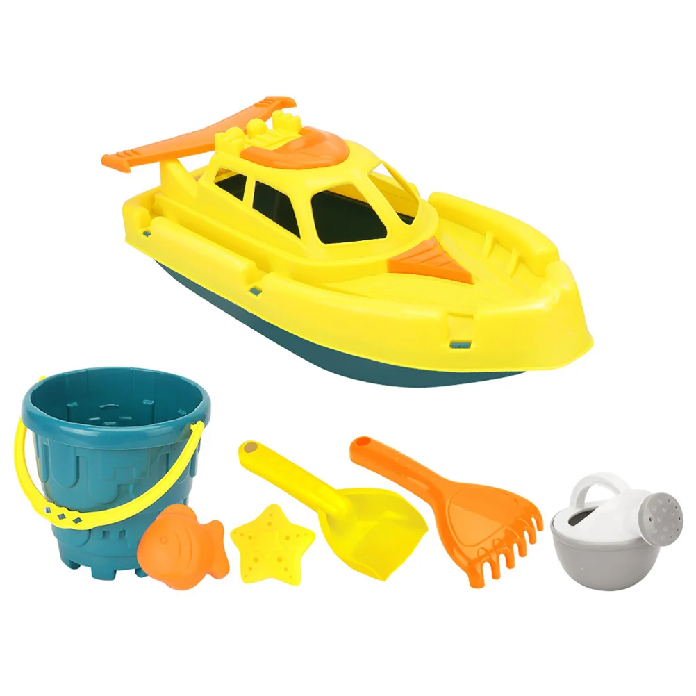 1 ensemble de jouets de plage, Yacht, sable, jouets d'été pour enfants, bord de mer, couleur aléatoire, ensemble de jeu de plage, jouet de plage pour enfants