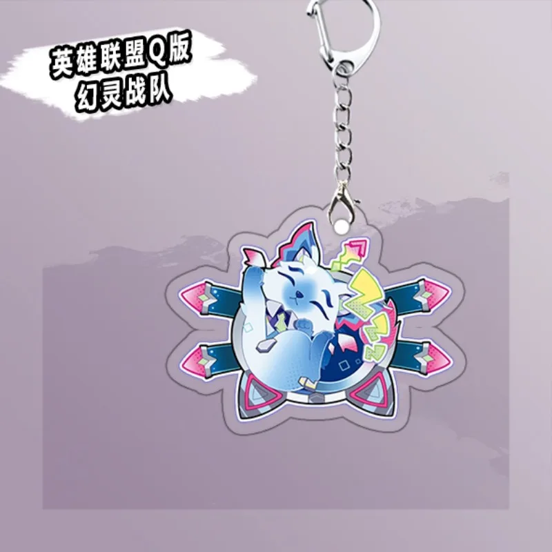 Aatrox Jinx Anime KeyChain Riven Irelia Miss Fortune 남성용 열쇠 고리 여성용 Kawaii Figure Cosplay 귀여운 열쇠 고리 펜던트 선물