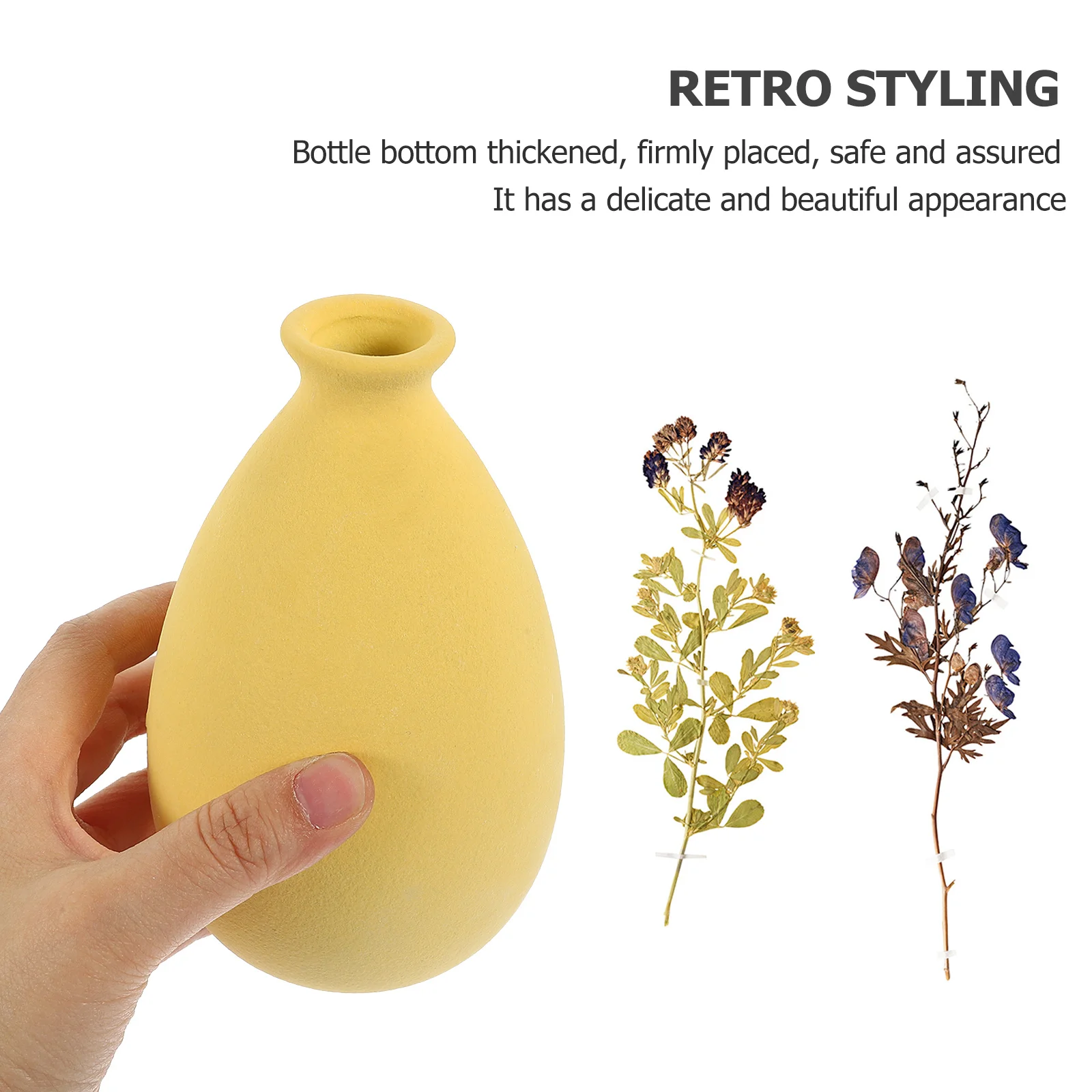

Delicate Vase Adornment High Class Ceramic Material Unique Shape Decorative Vase for Desk Office Home Interior Decoration