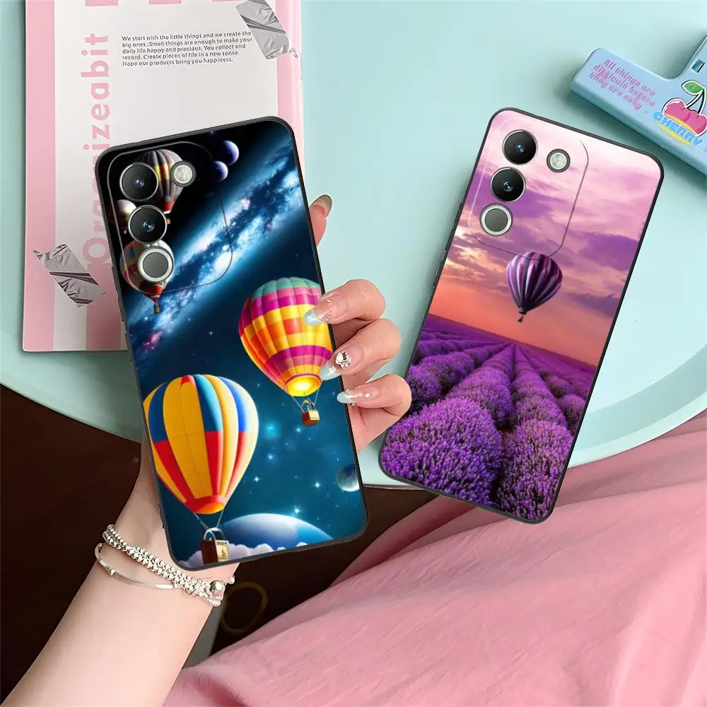 

Hot Air Balloon Phone Case for VIVO V60 V50 V40 V30 V29 V27 V25 V23 Pro Lite 5G Soft TPU Shockproof Cover