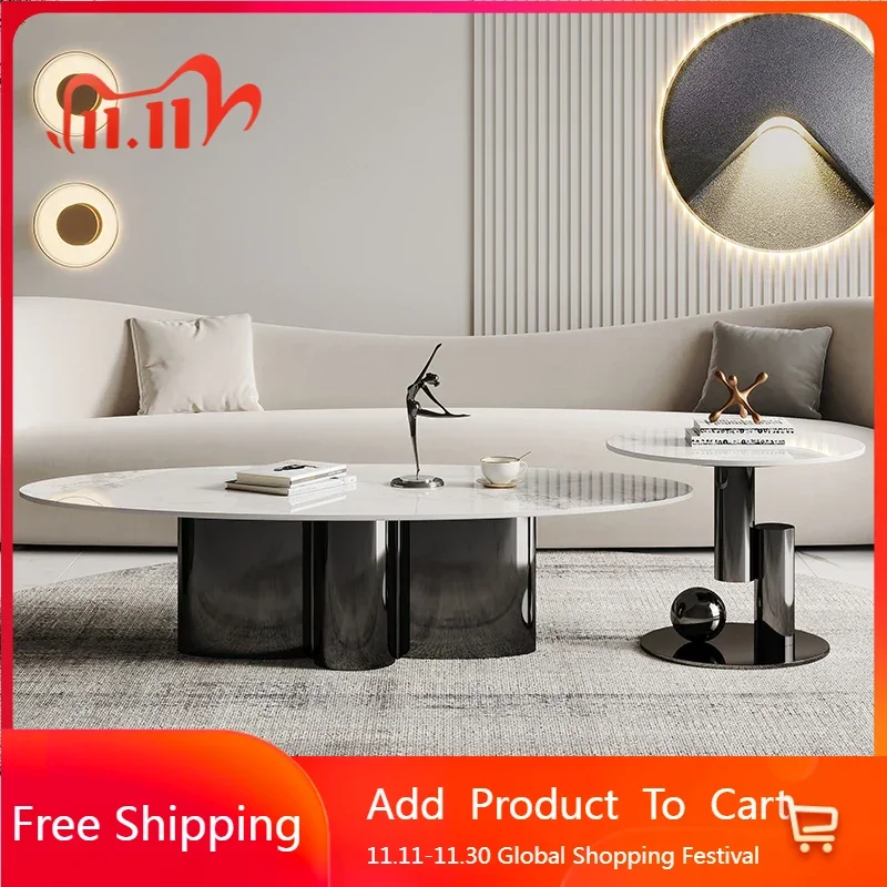 

Modern Design Offee Tables Premium White Minimalist Nordic Coffee Tables Design Luxury Table Basse Pour Salon Home Furniture