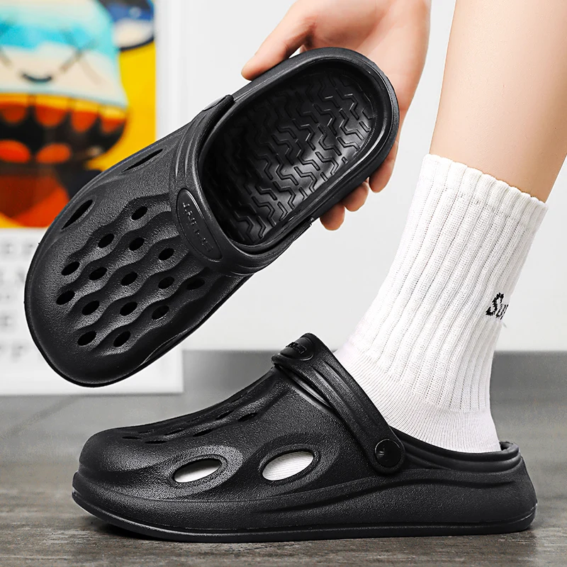 Men's Summer Outdoor Thick-Soled Sports Sandals New Outer Wear Non-Slip Beach Toe Slippers - view 6