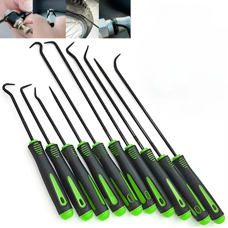 10Pcs Precision Pick and Hook Set Mini Precision Hooks Car Auto Oil Seal O Ring Gasket Puller Remover Professional Tool