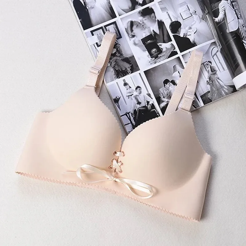 Push Up Seamless Bra Bralette Deep-V Square Cup Bra Bralet Brassier Invisible Strapless BH Wire Free EU&US Style Bra