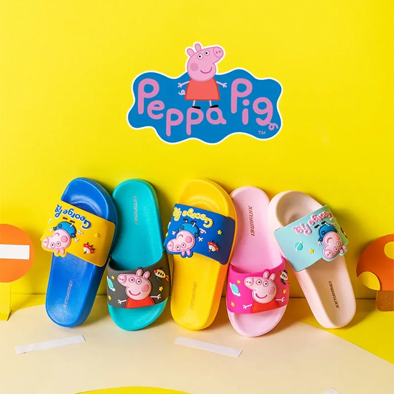 Peppa Pig Cartoon Toys Cute Summer Infant Home pantofole giocattoli ragazzi e ragazze Baby children\'s Day Gift Toys