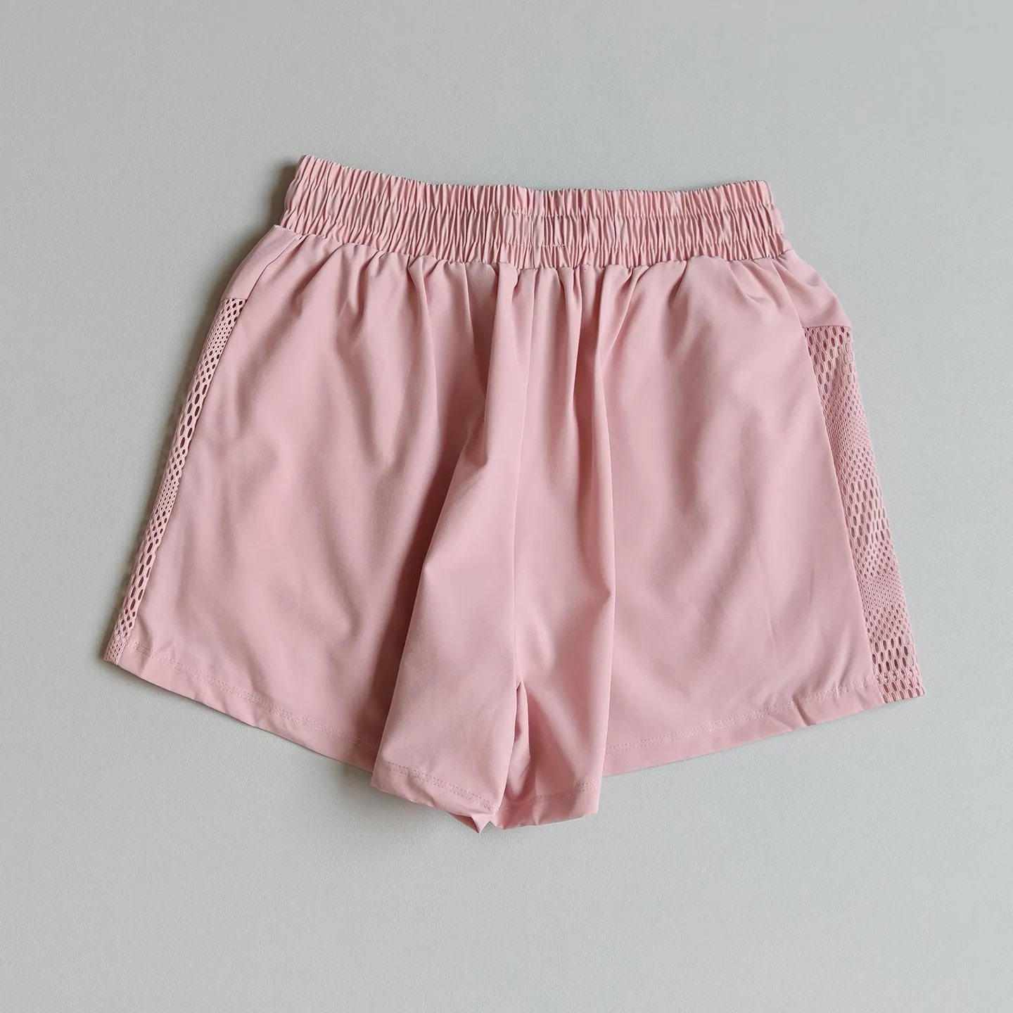 Damen Sommer-Sportshorts, dünn, Anti-Exposure, für Laufen, Freizeit, Fitness, Outdoor-Training, atmungsaktiv, schnelltrocknend, Yoga-Hose – Detail 4