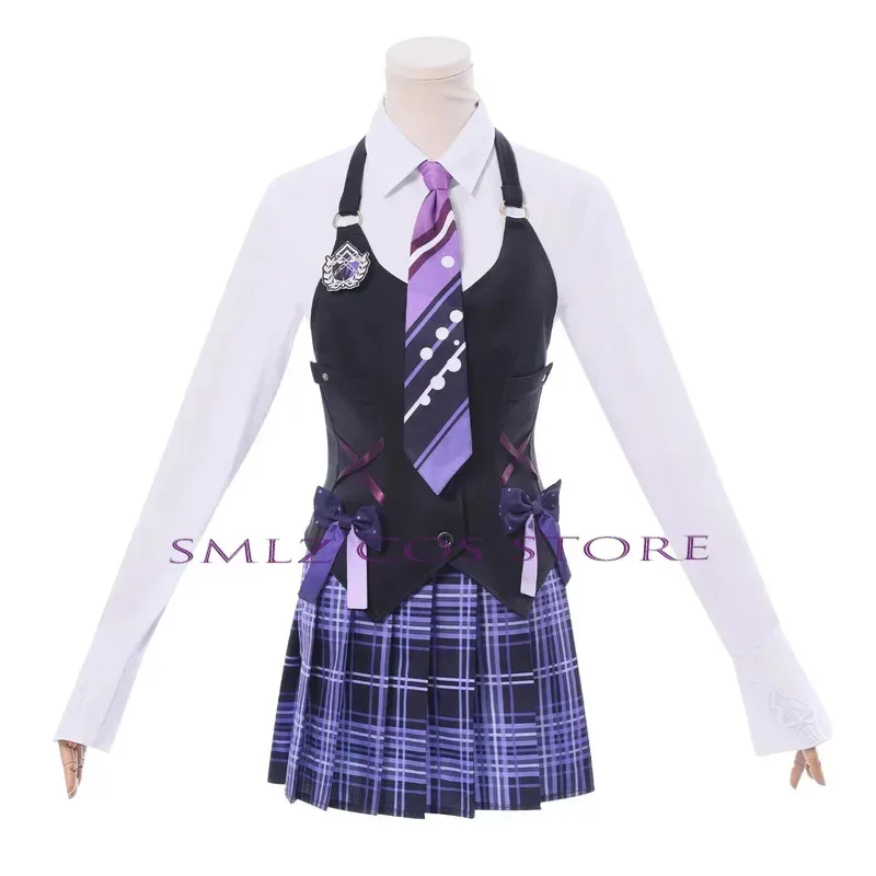 2025 22 A888Game Naraka: Bladepoint Tarka Ji Косплей Костюм Школьная форма Юбка Топ Парик Костюм Хэллоуин Вечеринка Аниме Наряд для
