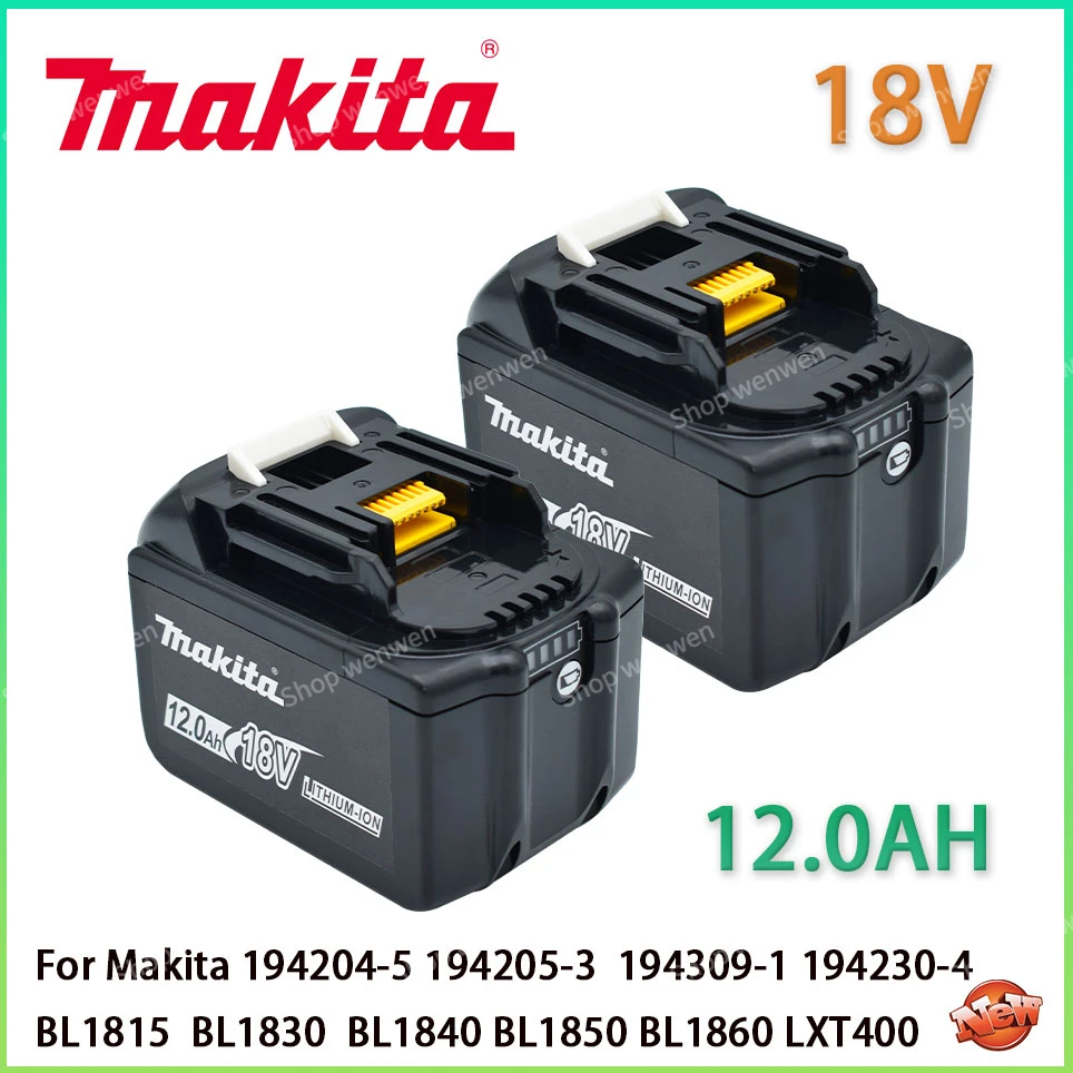 

Makita Замена 18V 12.0Ah батарея для BL1830 BL1830B BL1840 BL1840B BL1850 BL1850B аккумуляторная батарея