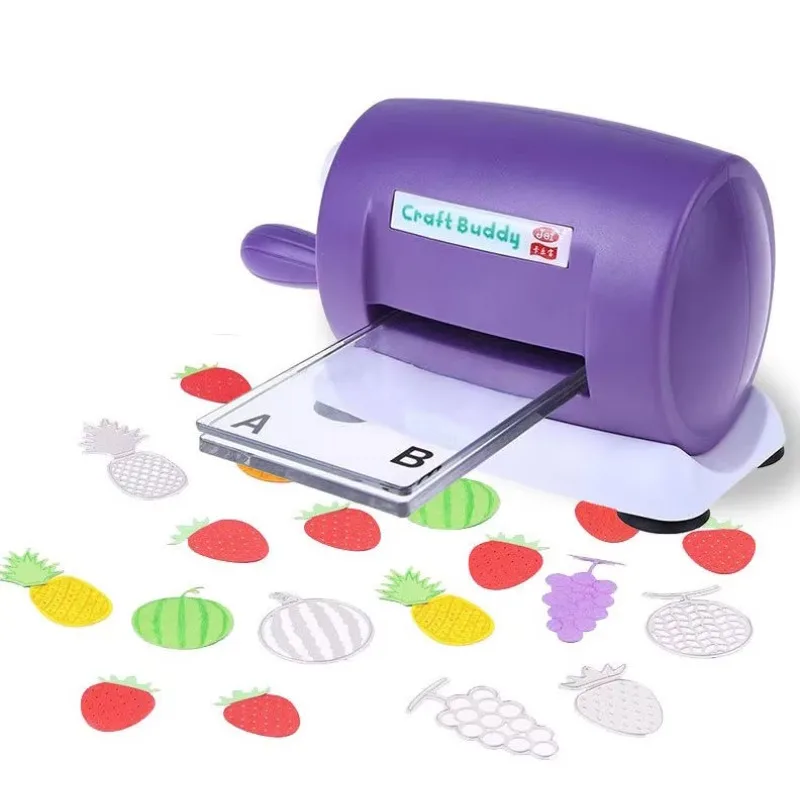 DIY hand embossing and die cutting machine for scrapbook paper - easy to operate, production speed 5 m/min