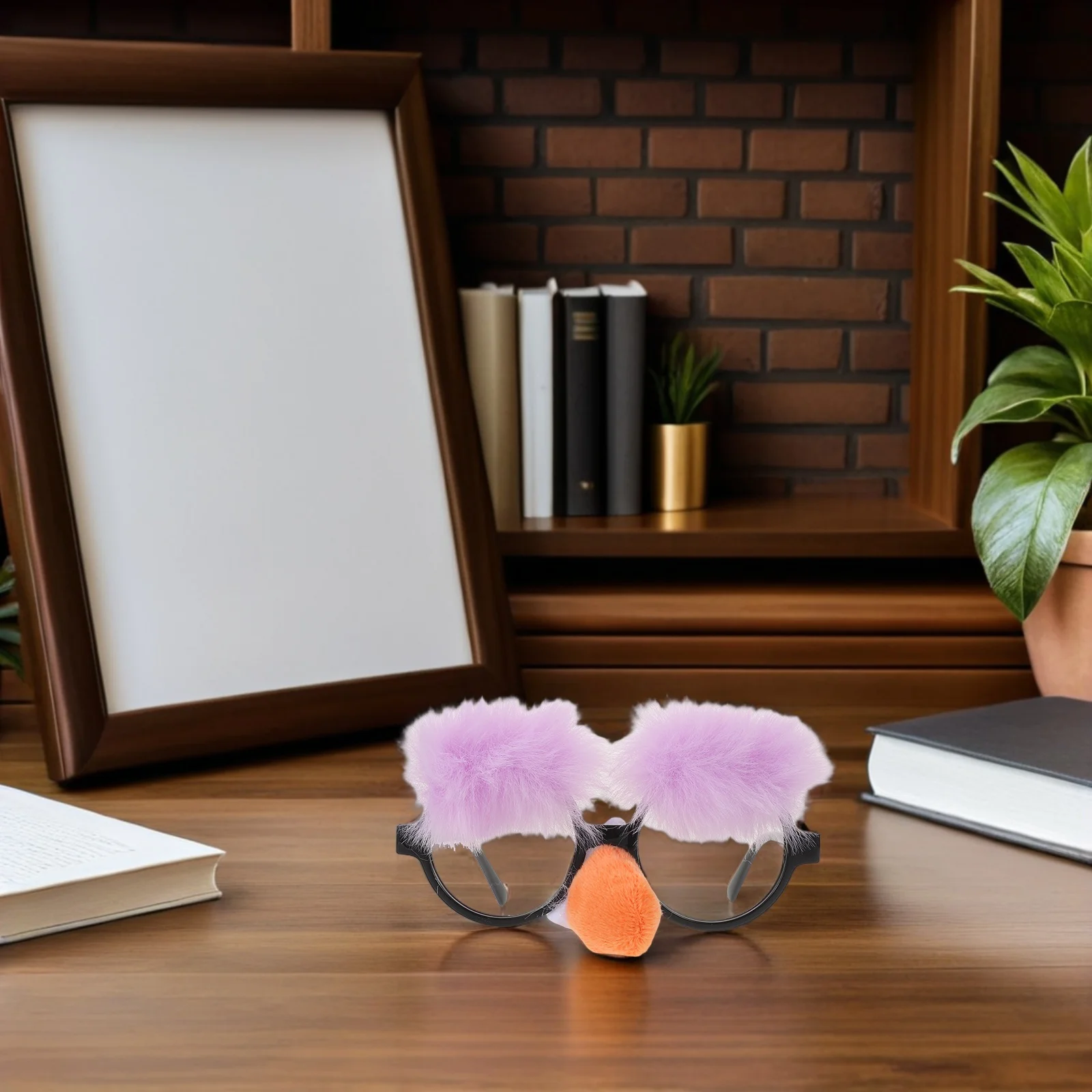 

4Pcs Clown Glasses Big Nose Silly Eyeglasses Party Dress Up Birthday Photo Booth Carnival Favors Novelty Prank Props