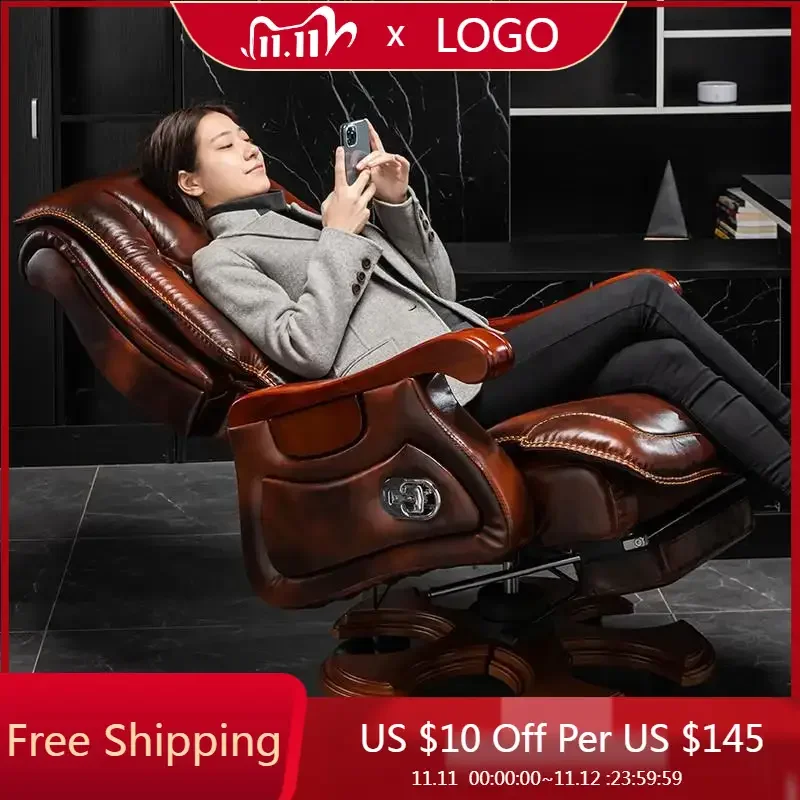 

Computer Lazy Office Chair Ergonomic Gaming Leather Massage Office Chair Single Design Cadeira De Escritorios Office Furniture