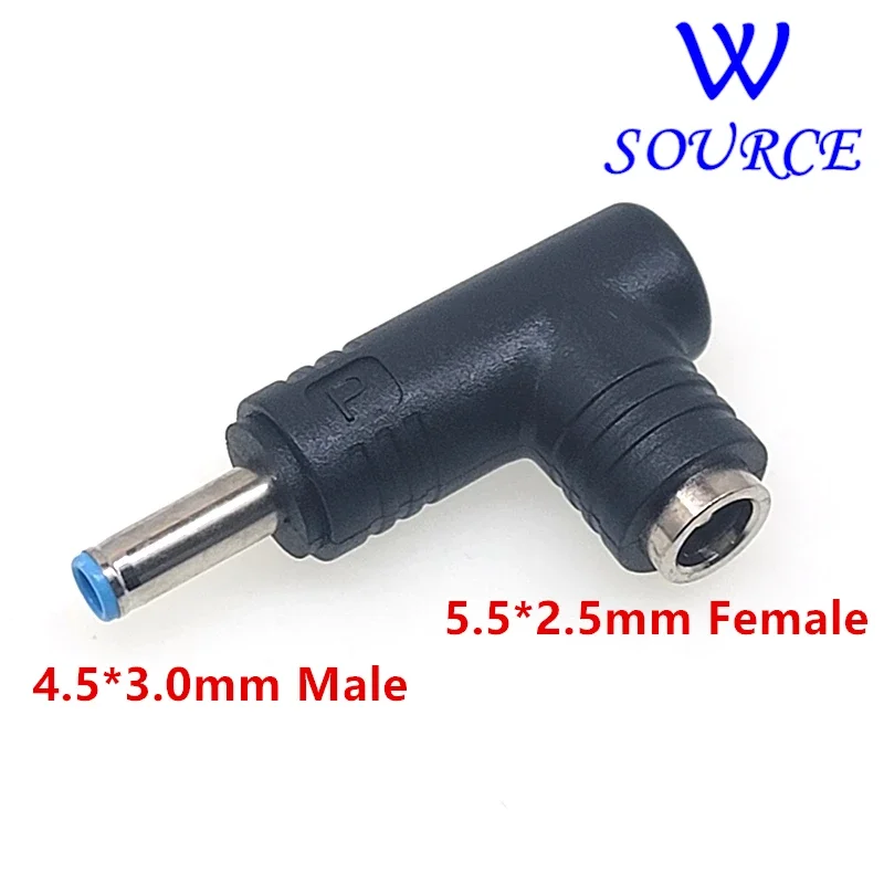 240W DC 5.5*2.5 Female to DC 4.0*1.7 4.5*3.0 5.0 5.5*1.7 7.4 7.9 mm For ASUS HP Lenovo Samsung Male Elbow Power Adapter Converte