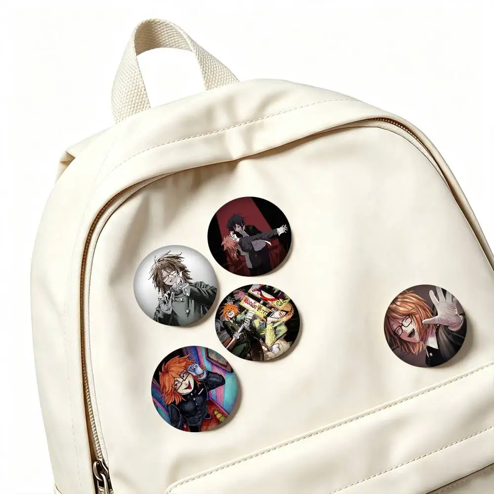 Ranfren Horror Webcomic 25 32 44 58 75mm Badges Personalized Round Brooches Pins Accessory Gift