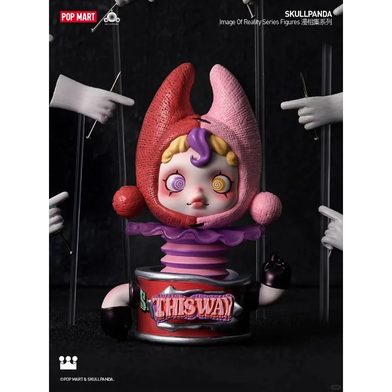 

POPMART SKULLPANDA Image of Reality Series Figurine Creative Exquisite Trendy Blind Box Home Furnishing Periphery Surprise Gift