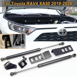 Barres de vérins à gaz pour capot moteur de capot avant, support de levage de ressort d'amortisseur, accessoires de voiture les plus récents, Toyota RAV4 2019 2020-2024, 2 pièces/ensemble