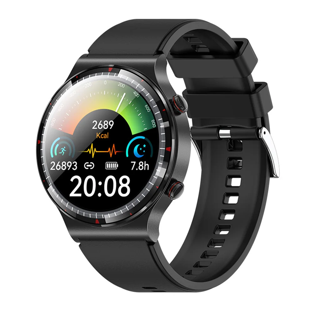 500Hz ECGスマートウォッチ 体組成測定 尿酸 血中脂質 心臓健康 スマートウォッチ 男女兼用 1.43インチ AMOLEDスクリーン