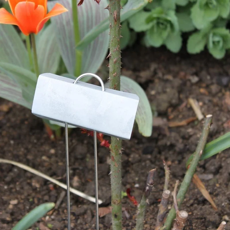 25 confezioni di etichette per piante in metallo, segni di piante in vaso di fiori da giardino, segno di piante impermeabili