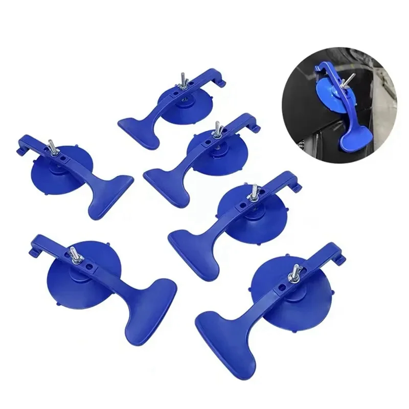 6Pc Suction Clamp Set Window Suction Cups for Sealing Rear Window to Top Convertible Glass Windshield Repair Gluing