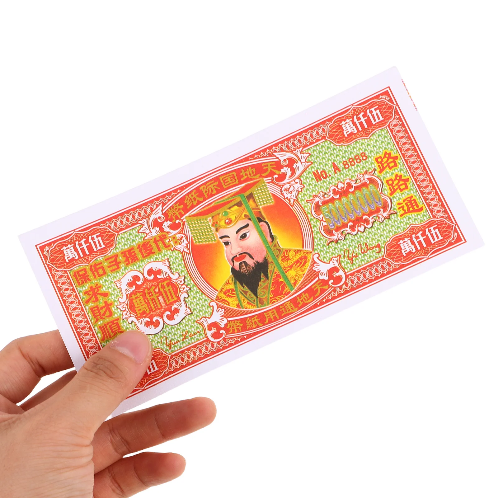 

1Set Chinese Ghost Ancestral Sacrificial Supplies Burning Rituals Large Denomination Spirit Money For Ancestors Worship Qingming