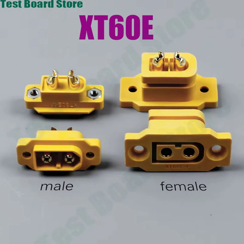 

1Piece gold-plated high current XT60E male and female plug battery connection adapter brass plating suitable for RC models