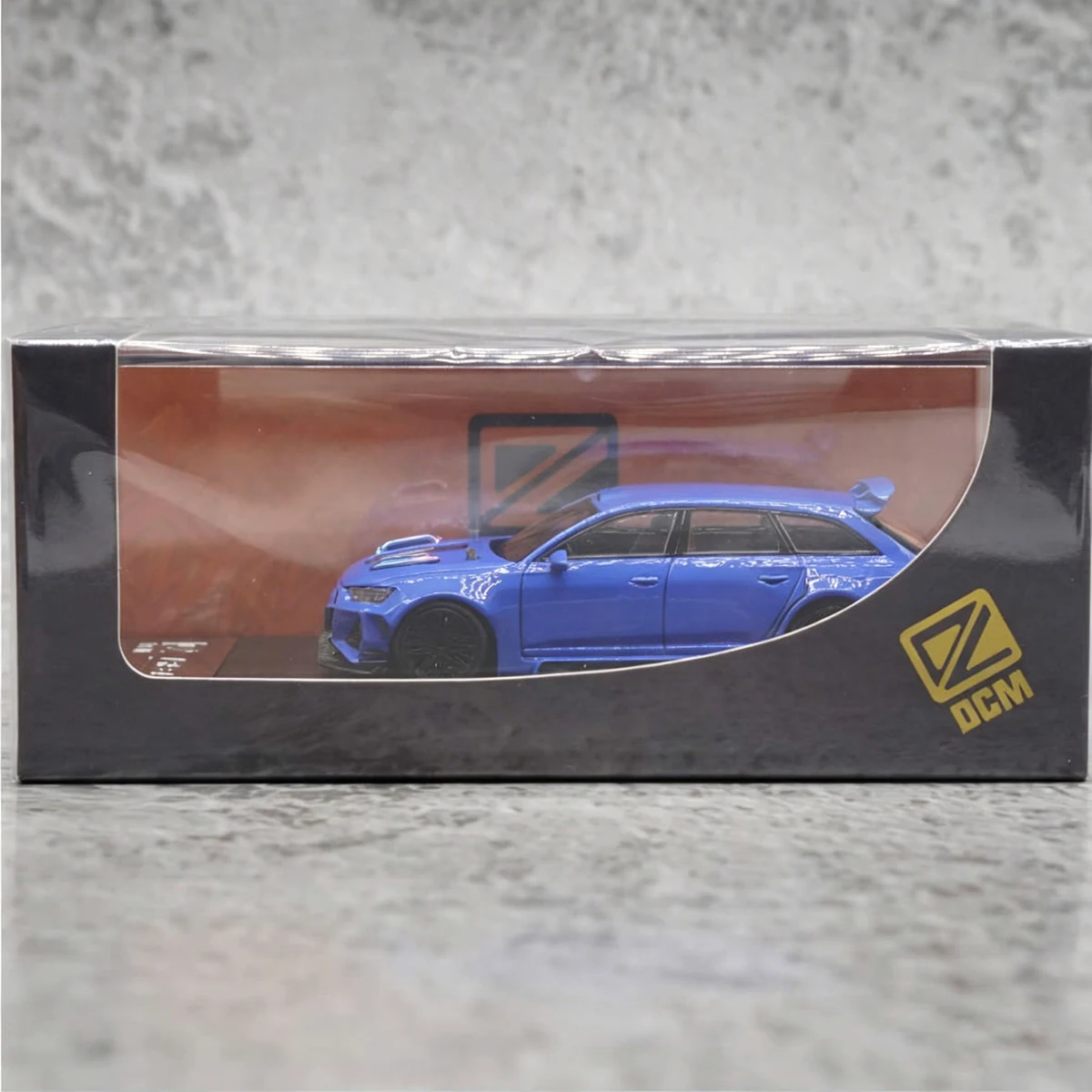 In Stock DCM 1:64 Audi RS6 C7 Avant Widebody Blue Diecast Car Model Ready To Ship