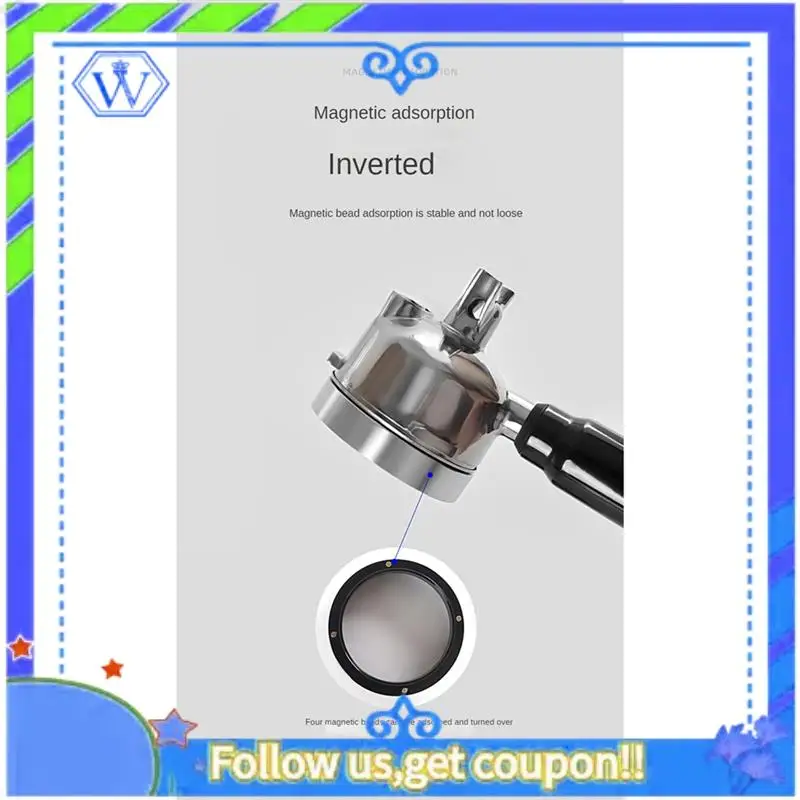 Coffee Stirrer Distributor Needle Coffee Stirrer Espresso Stainless Steel Receive Powder Ring Set Coffee Tool Easy Install 51MM