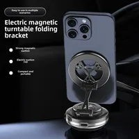 Electric Suction Cup Mobile Phone Car Holder Portable Desktop Adjust for Samsung Xiaomi IPhone 16 Magnetic Vacuum Phone Stand