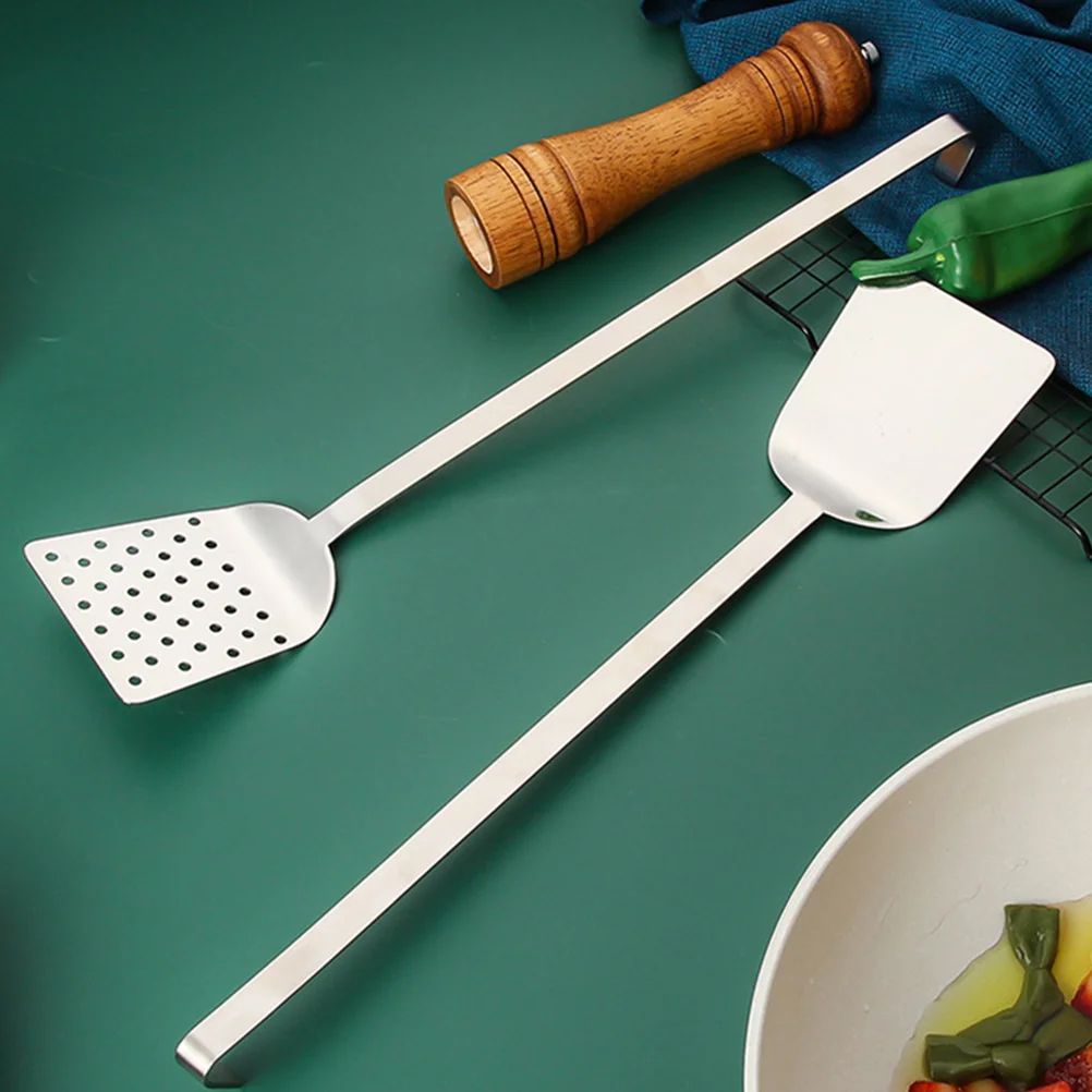 

Stainless Steel Frying Spatula Non Stick Ergonomic Handle Steak Shovel Kitchen Tool for Home Restaurant Cooking