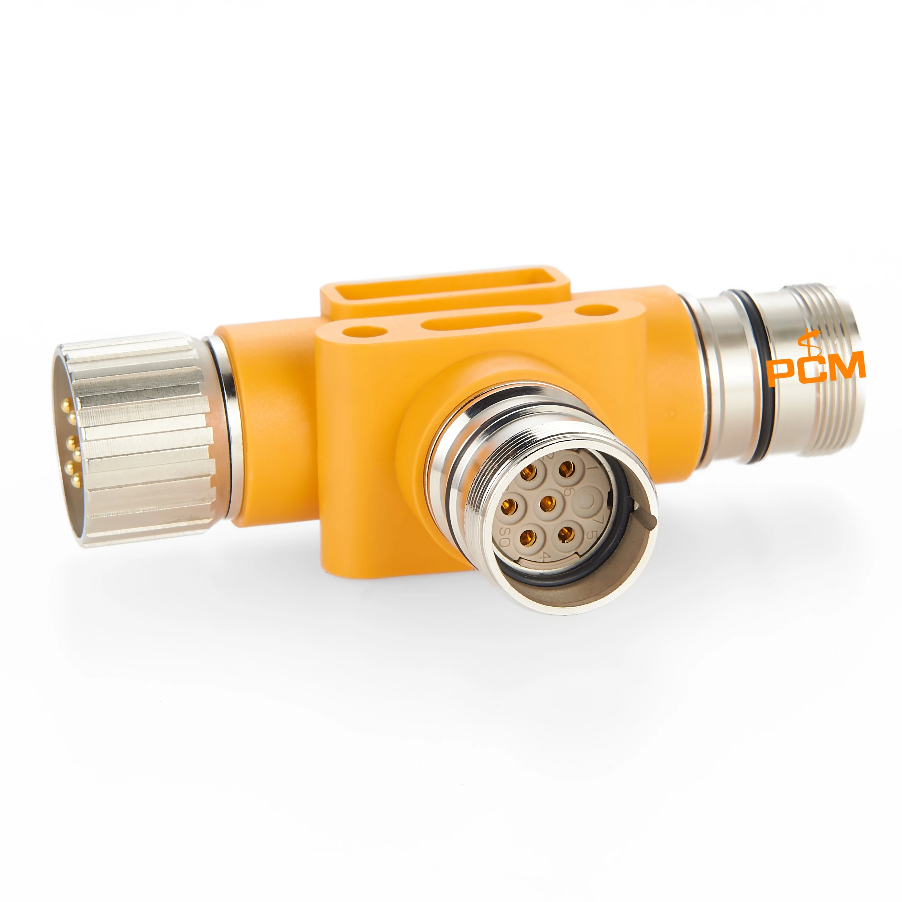 Power Signal M23 6 19 pin 12pin Female Plug Socket Circular Connector for Baumer Sick Heidenhain Servo Motor Encoder T Splitter