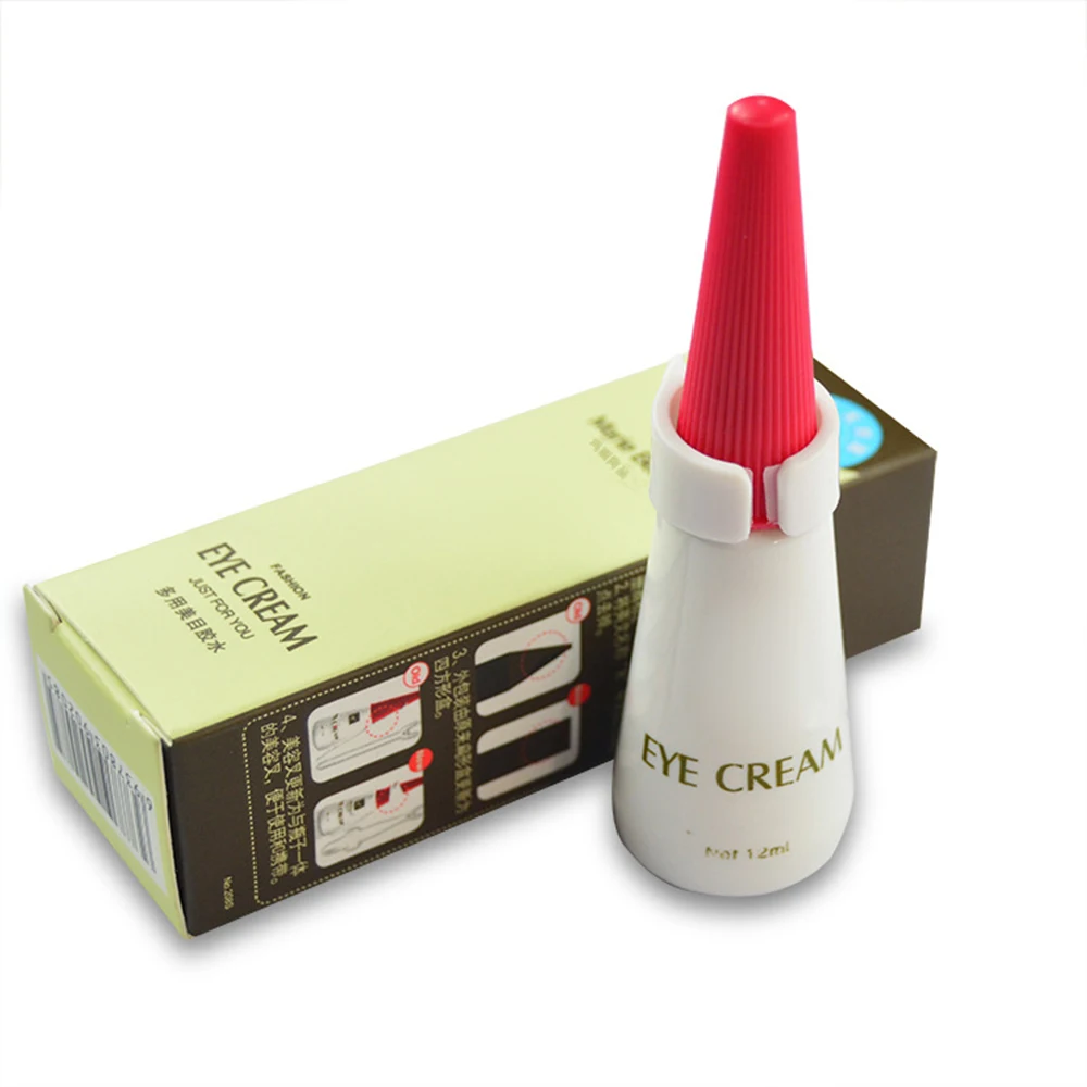 Cola clara para cílios, secagem rápida, adesivo forte, cola falsa para cílios, ferramentas cosméticas, primer para cílios, 12ml