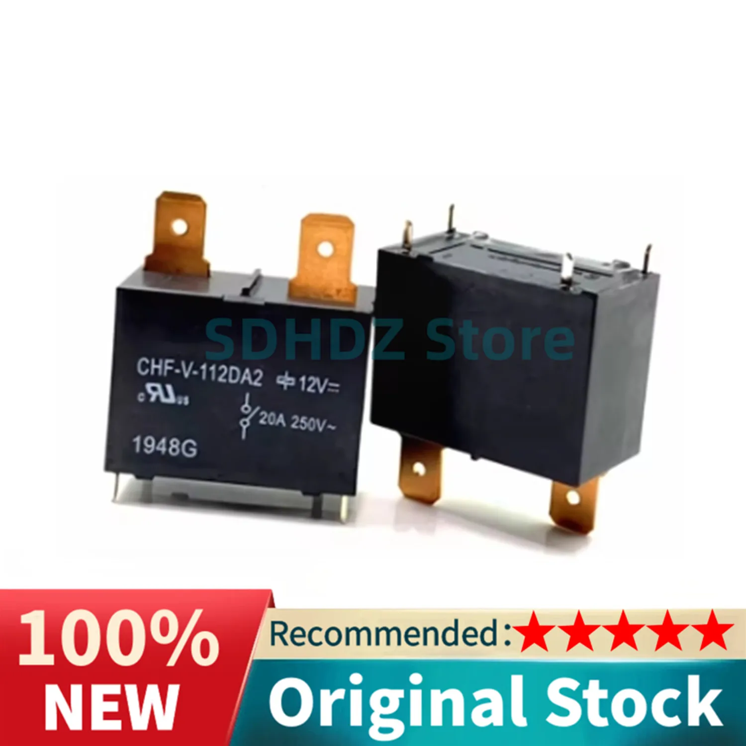 5pcs/Lot Original GT-1A-12D 12VDC 4PINS 25A DC12V 12V CHF-S-112DA2 CHF-V-112DA2 20A Power Relay