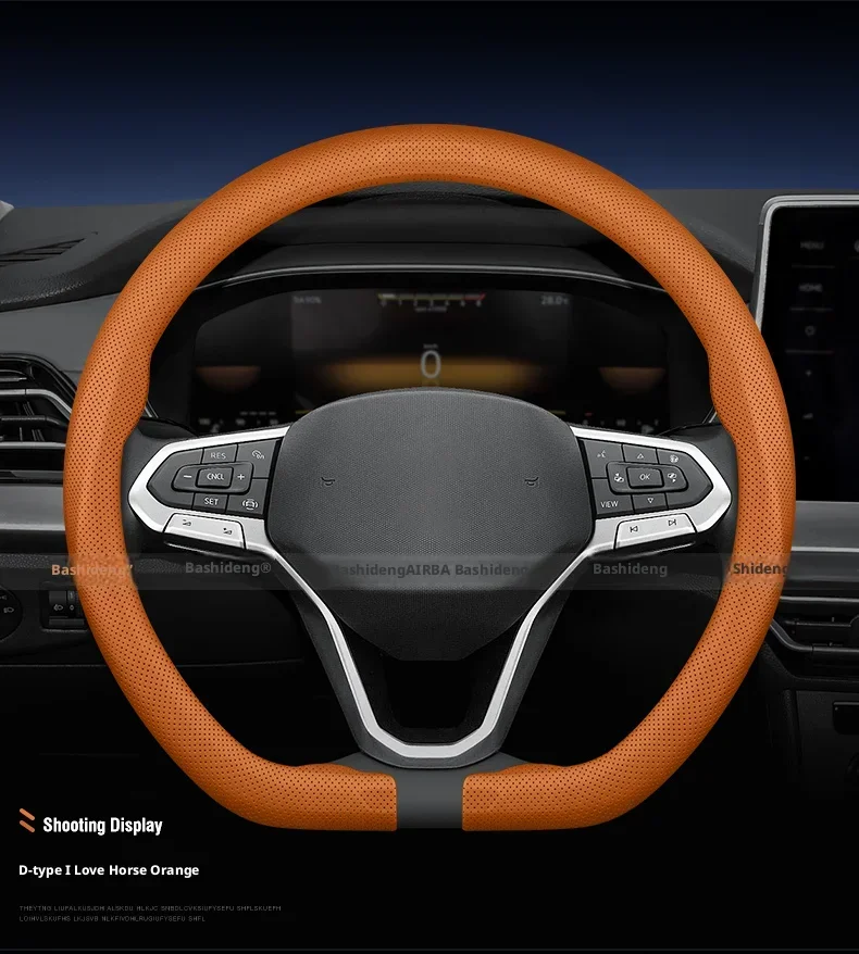 Für VOLKSWAGEN 1,5MM Ultradünne Lenkradabdeckung Passend für Golf Passat Polo Jetta Tiguan T-Roc Atlas Arteo ID3 ID4 Cc Auto-Dekor – Detail 25