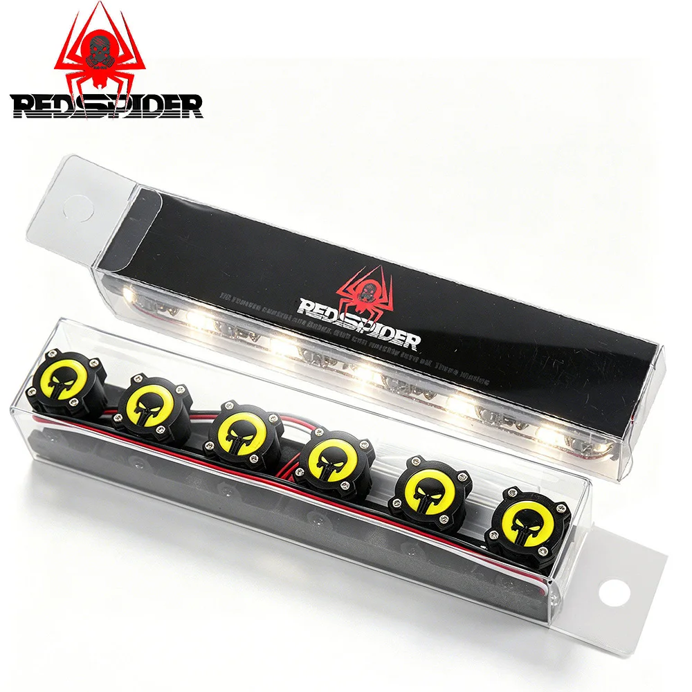 RS Dachleuchten Geisterkopf-Lampe Smiley-Gesichts-Licht für 1/10 1/8 RC Modellauto Crawler Modifikationszubehör – Detail 14