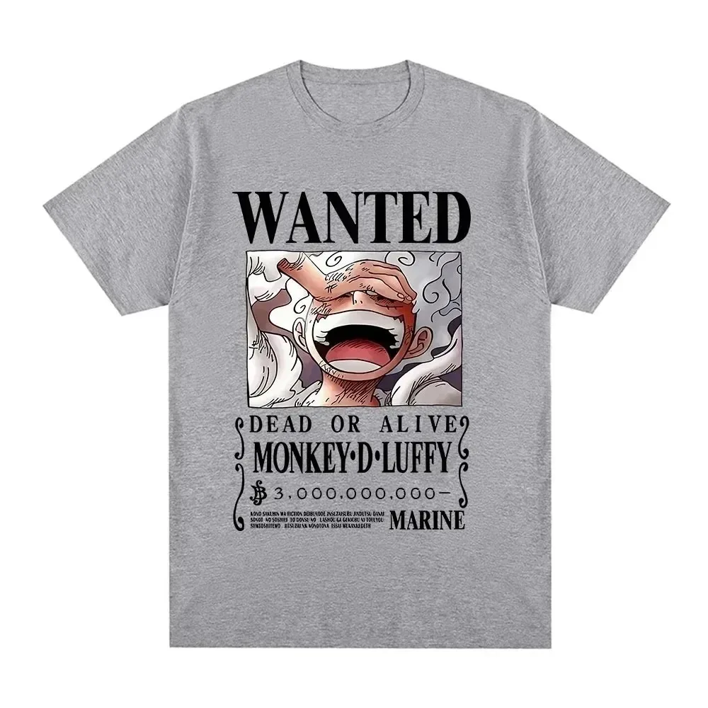 Luffy Gear 5 T Shirt Men Women Y2k 2000s Cartoon Tshirt Unisex 90s Japanese Anime T-shirt Harajuku Streetwear Clothes Kid Size