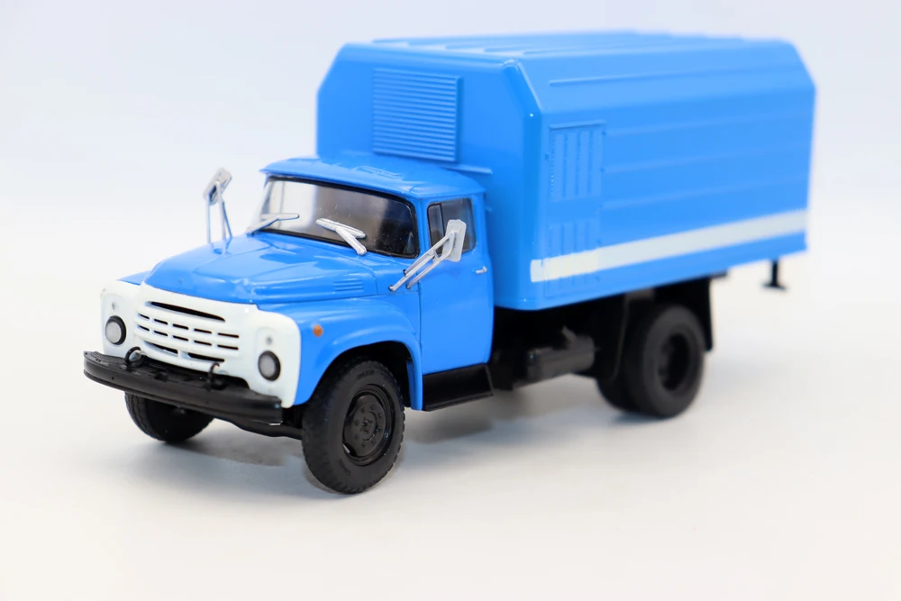 New 1/43 Scale ZIL ZIS 130 LUMZ 890 Refrigerator Airport Truck USSR Diecast Alloy Toy Model