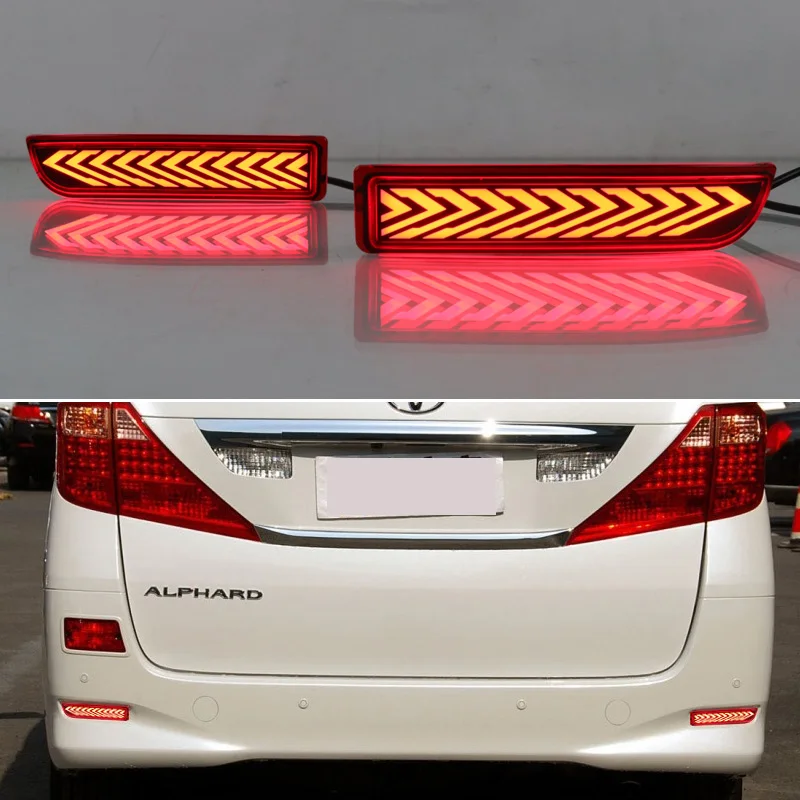 

Светодиодный отражатель заднего бампера/хвост/тормоз/стоп/противотуманная фара для Toyota (Avensis/Alphard/Estima/RAV4/Gaia/PREVIA/IPSUM) — водонепроницаемый