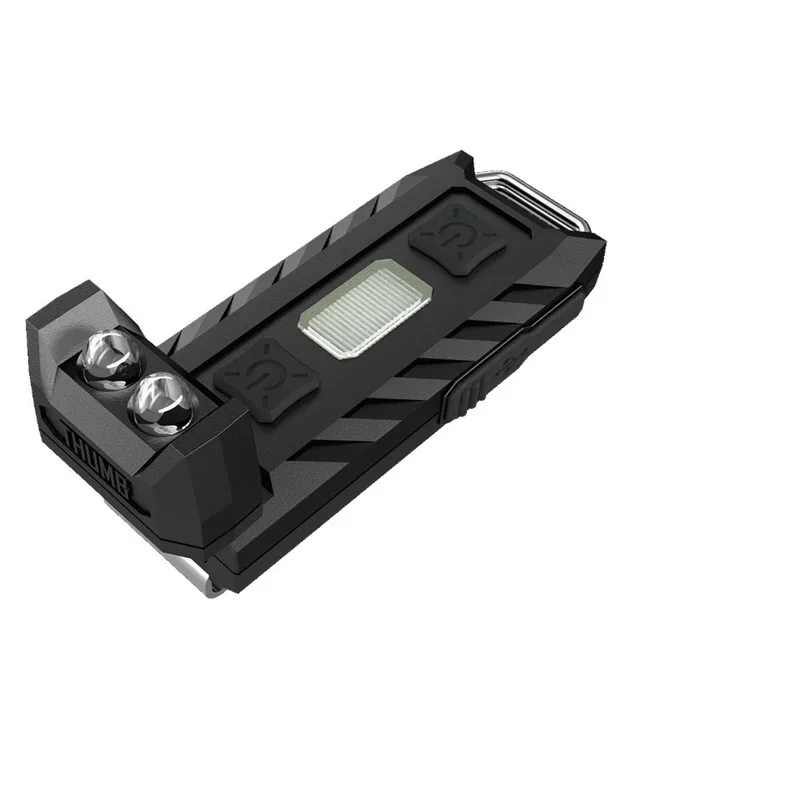 NITECORE THUMB Mini Linterna Led Recargable USB Doble Fuente de Luz 120 °   Luz de llavero con batería incorporada portátil de esquina de pulgar