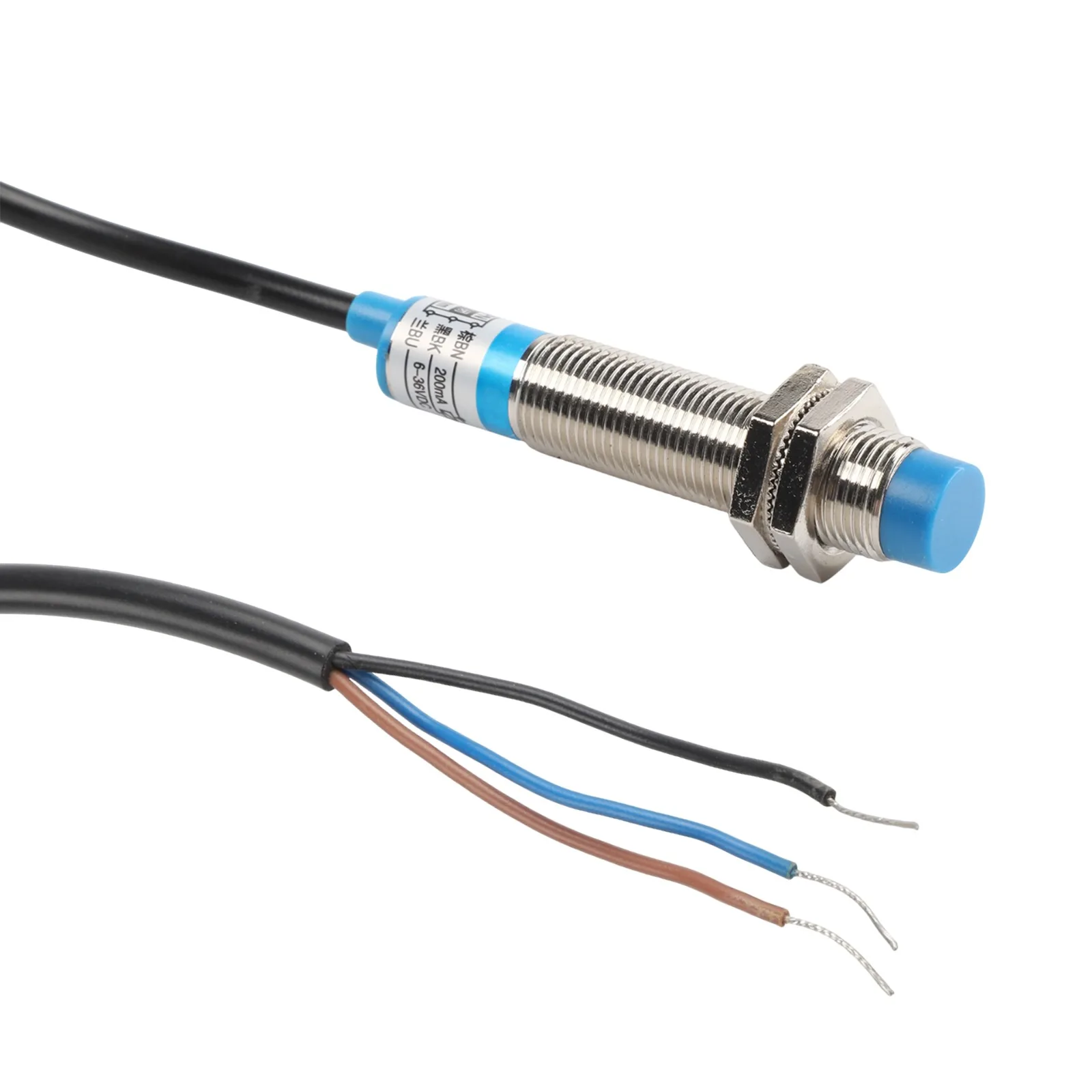 2PCS Inductive for proximity Sensor for NPN Normally Closed Switch Model For LJ12A34ZAX for Automation Use 2PCS