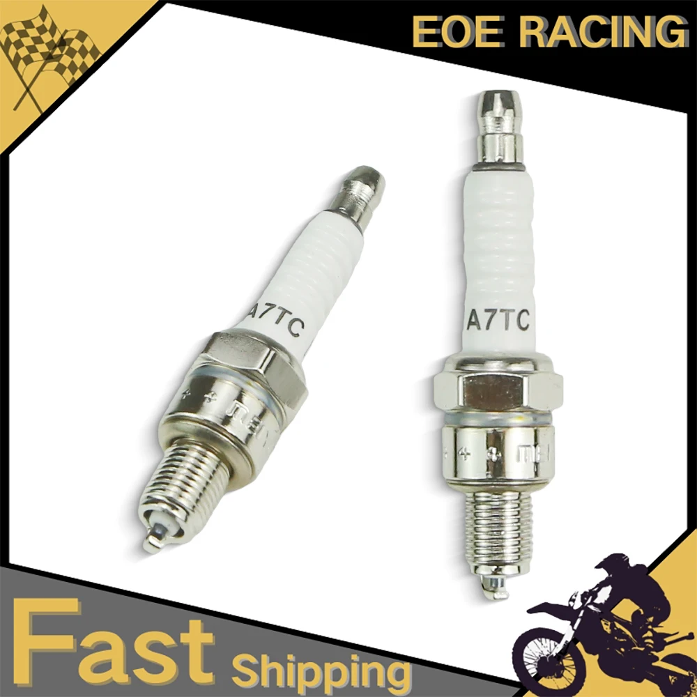 A7TC Zündkerze für CG125 TMX125 GY6 125 Roller für 50cc 125cc Dirt Bike ATV PZ Vergaser Kleiner Motor Ersatz