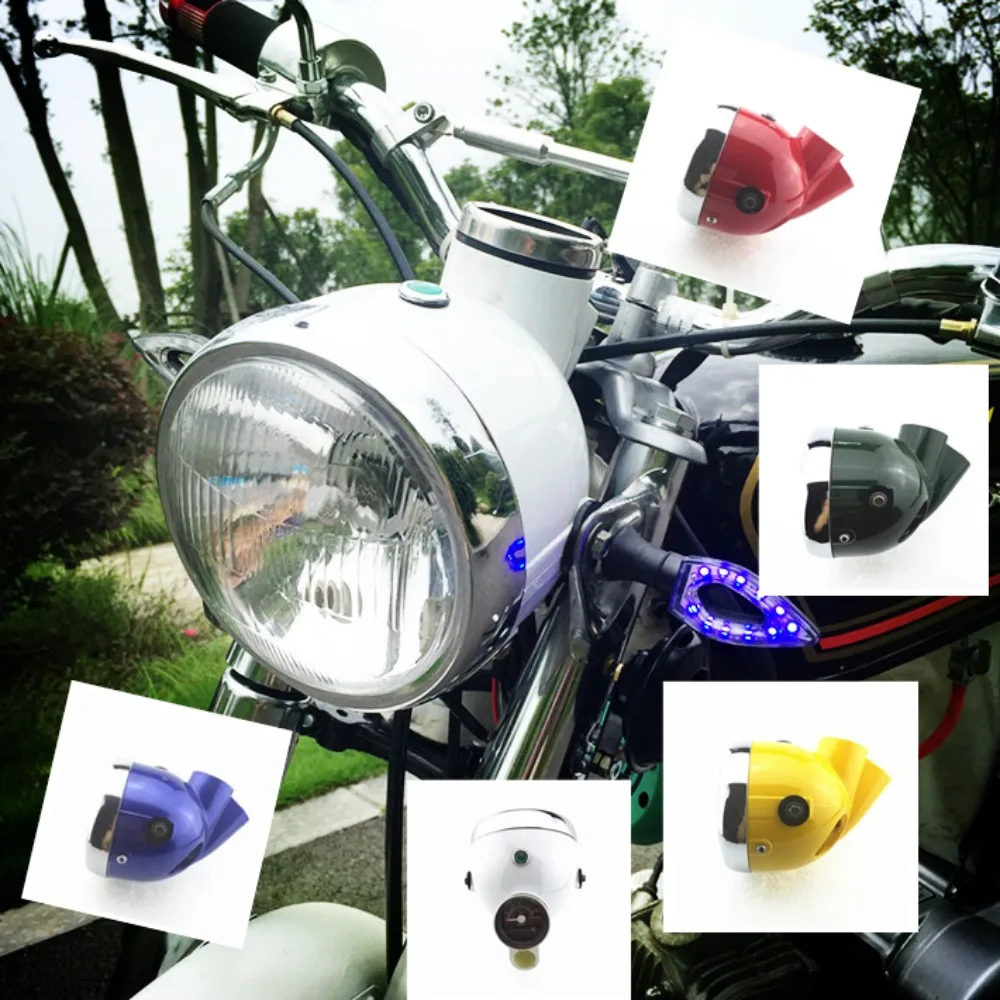 

for Jialing jh70 retro modified headlights, assembly bulb, for CG125, electric door lock, set lamp housing for dax 70